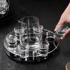 Handcrafted Whiskey and Shot Glass