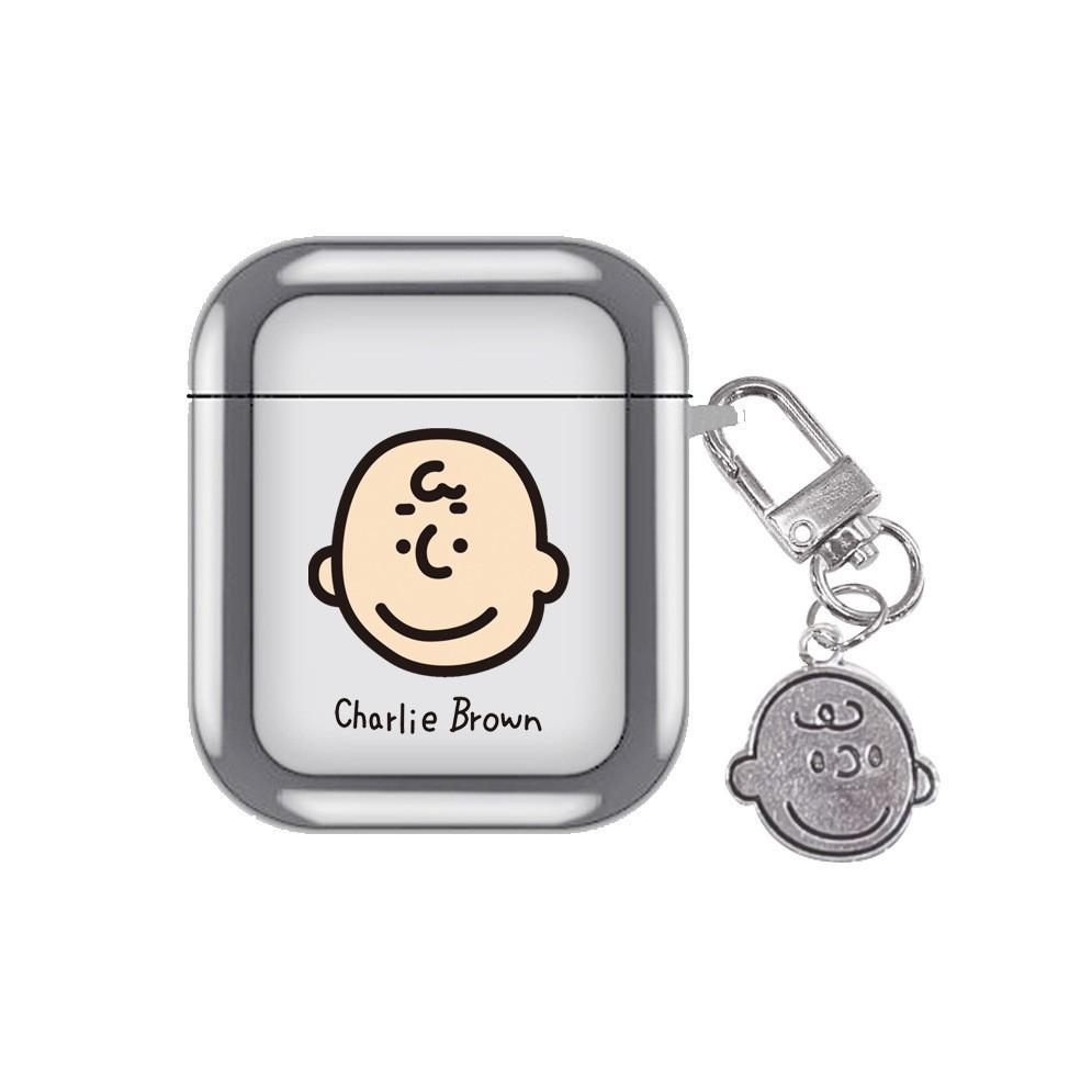 Cute Snoopy AriPods pro1 Apple Bluetooth headset case 1/1 generation cartoon Charlie protective case electroplating