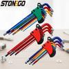 9PCS Hexagonal Wrench Set Colorful Hex Key Tool Kit for DIY Home Repair Assembly Mechanic Hardware Hand Tools