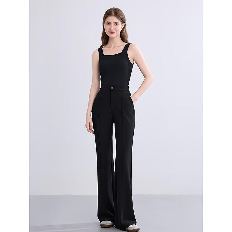 Betu Damen Slim Fit Micro Flare Commuter Hose