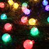 LED-Lichterkette, Solar-Lichterkette, 5 m, 20 LEDs, warmes Licht, wasserdicht, für den Außenbereich, Garten, Hochzeit, Dekoration, Weihnachtslampe