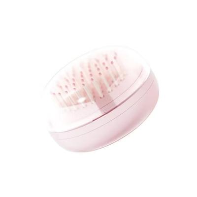 A Popular Small Gift for a Hairbrush and Makeup Mirror All In Gentle Scalp Convenient for Carrying Women One! Massage! Around!