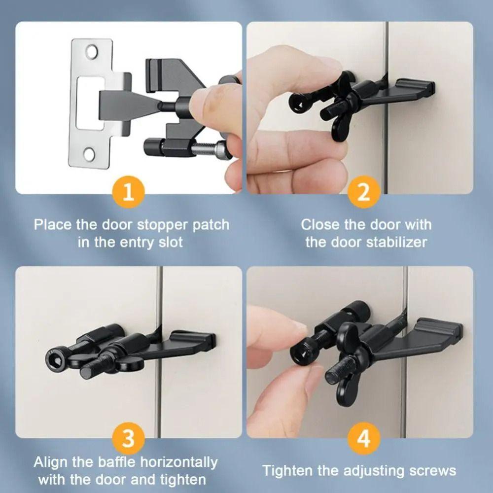 Portable Door Lock Childproof Security Door Locker Convenient Lock Buckle  Live Alone