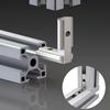 10Pieces Sturdy Stainless Steel L Shaped Brackets for 8mm Slot Aluminum Frame Right Angles Connection Daily Use