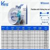 Weituosen Flexible Knot-Free Fishing Line Set for Crucian Carp, 4.5m & 6.3m