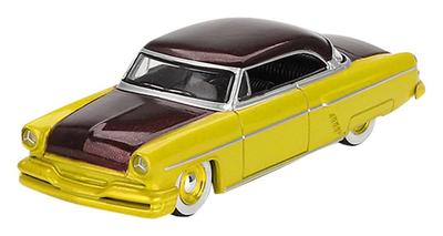 MINI GT Scale Lincoln Capri Hot Rod 1954 Lime Yellow Finished Product 1/64 (Left-Hand Drive)