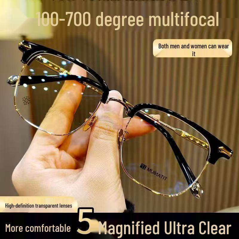 Premium Smart Auto-Adjusting Reading Glasses - Stylish Anti-Blue Light Lenses for Men and Women