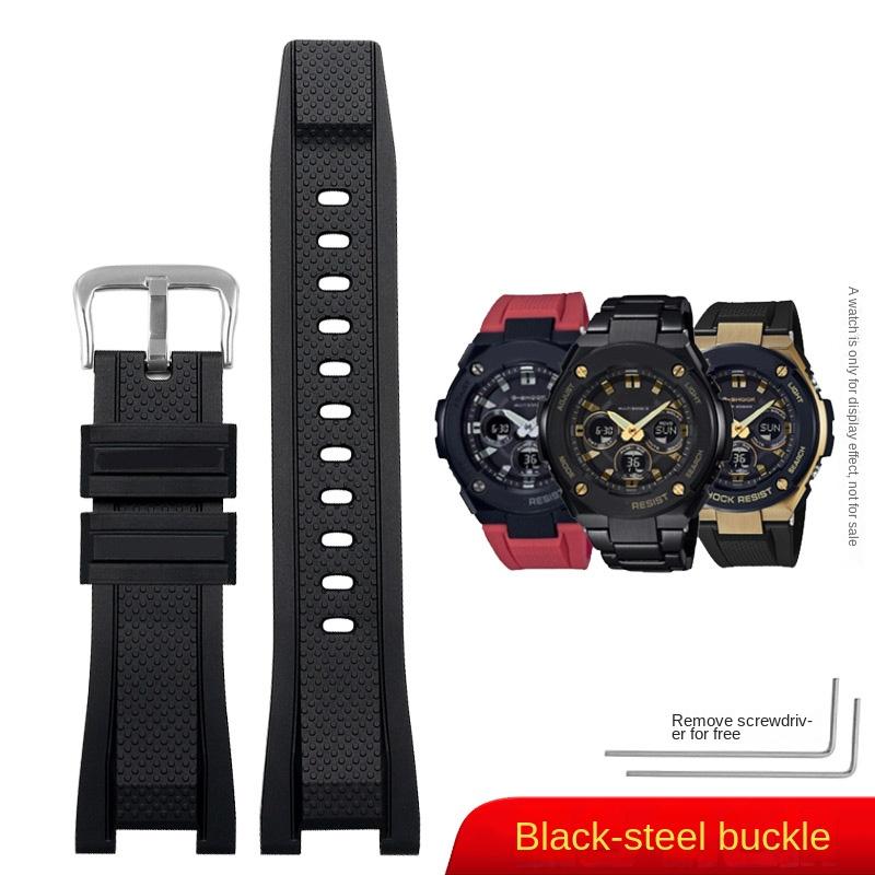 Pro Casio G-Shock řemínek k hodinkám GST-210 GST-W300 GST-400G GST-B100 S100D/S110D/W110 Kovový řemínek Náramek na hodinky z nerezové oceli