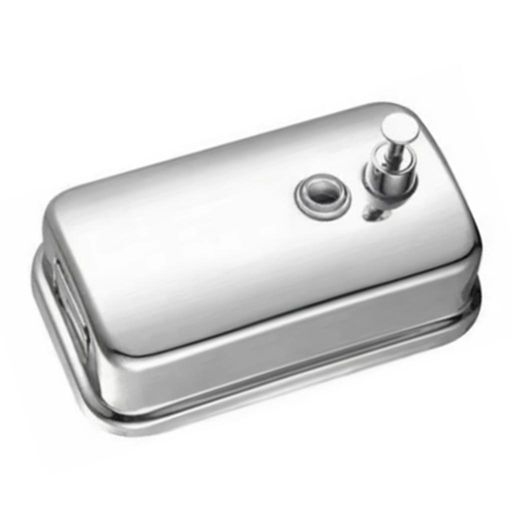 Dozator Manual de Săpun Montat pe Perete 800ml Oțel Inoxidabil Dozator Comercial de Săpun Lichid Reîncărcabil