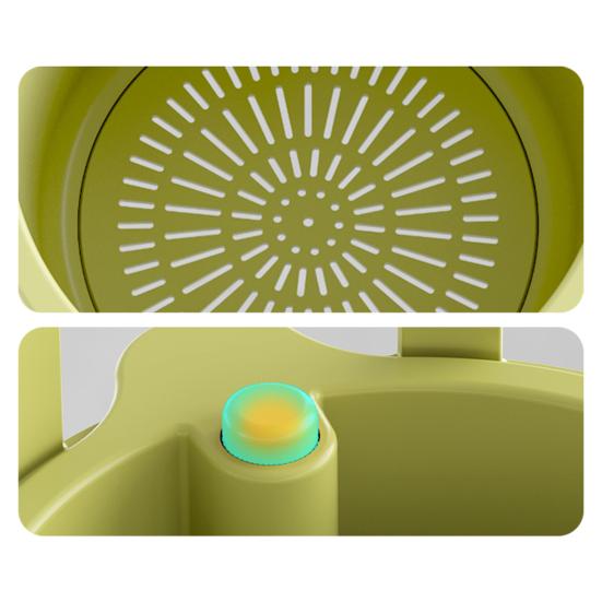 3Pcs Faucet Hanging Strainer Sink Drain Baskets Large Capacity Detachable Easy to Install Sink Strainer Colander Basket