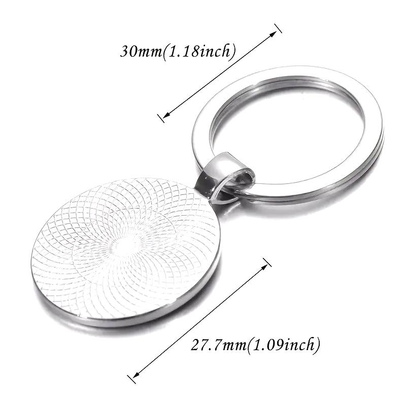 Yin Yang Dragon Keychain - Fashion Alloy Pendant, Black And White Dragon Design, Perfect For Bags, Backpacks And Unique Gifts