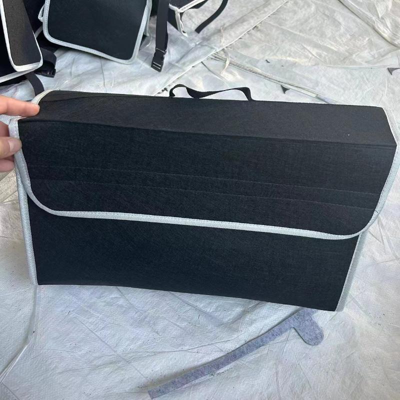 1 PZ Organizer Antiscivolo per Vano Bagagliaio Auto, Custodia per Attrezzi, Borsa Portaoggetti per Bagagliaio Auto, Scatola Portaoggetti in Feltro Morbido, Accessori Auto Nuovi