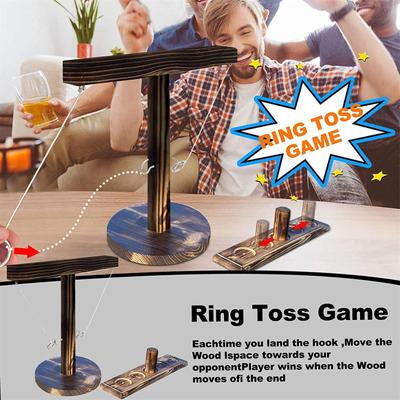Game,Handheld Board Game,Ring Hook Game for Home Bar Party Drinking