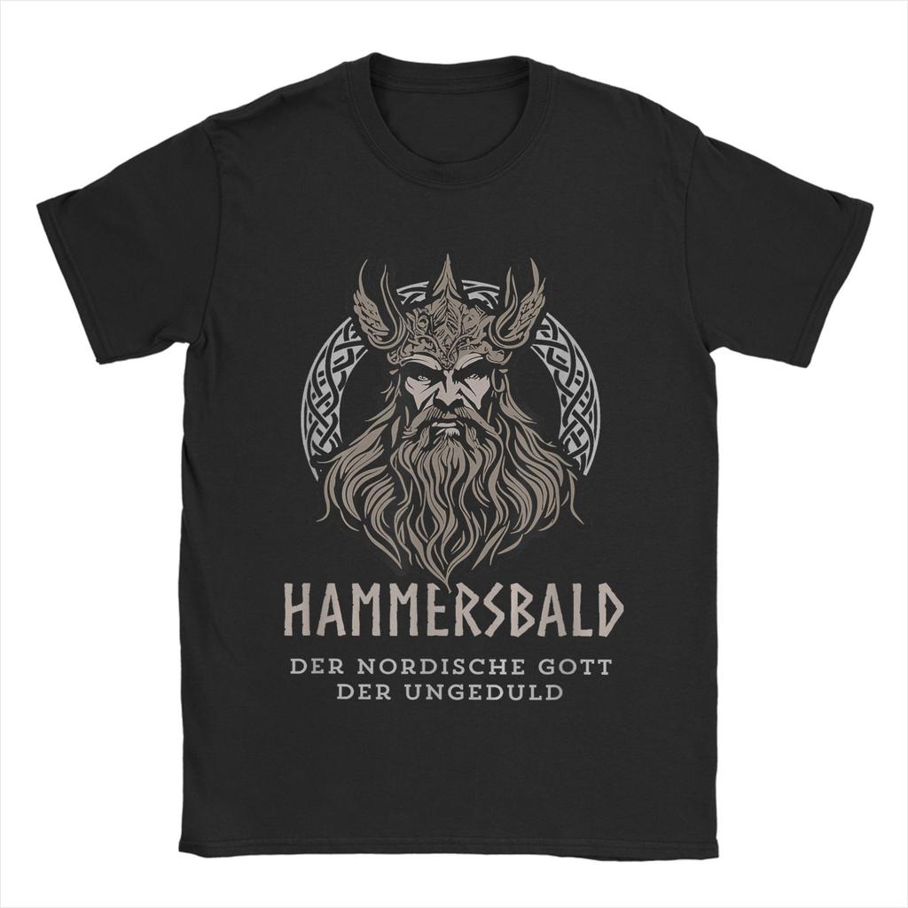 Hammersbald God of Impatience TShirt for Men  Vintage 100 Cotton Tee Shirt O Neck Short Sleeve T Shirt New Arrival Clothing