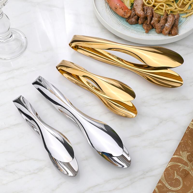 OLOEY 304 Stainless Steel Food Tongs