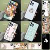 Cute Kawaii Cat Funda Case For iPhone 14 15 16 Pro Max 11 12 13 Pro Max Mini XR 16 15 Plus 16e Phone Cover