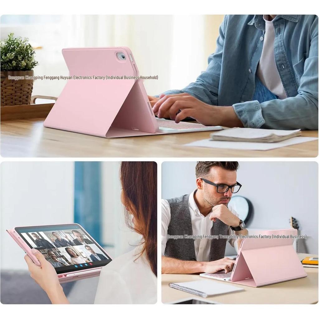 iPad 10th Gen Luminous Bluetooth Keyboard Case with Touchpad & Pen Slot