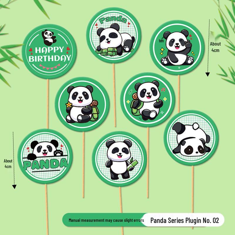 Sushi Cartoon Cupcake Toppers - Cute Mini Dessert Cards for Children's Day & Birthday Decorations