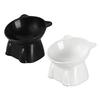 Pet Feeding Station Tilted Bowl Ergonomic Dish For Better Digestion Plastic Bowl Feeding Stand Plastic
