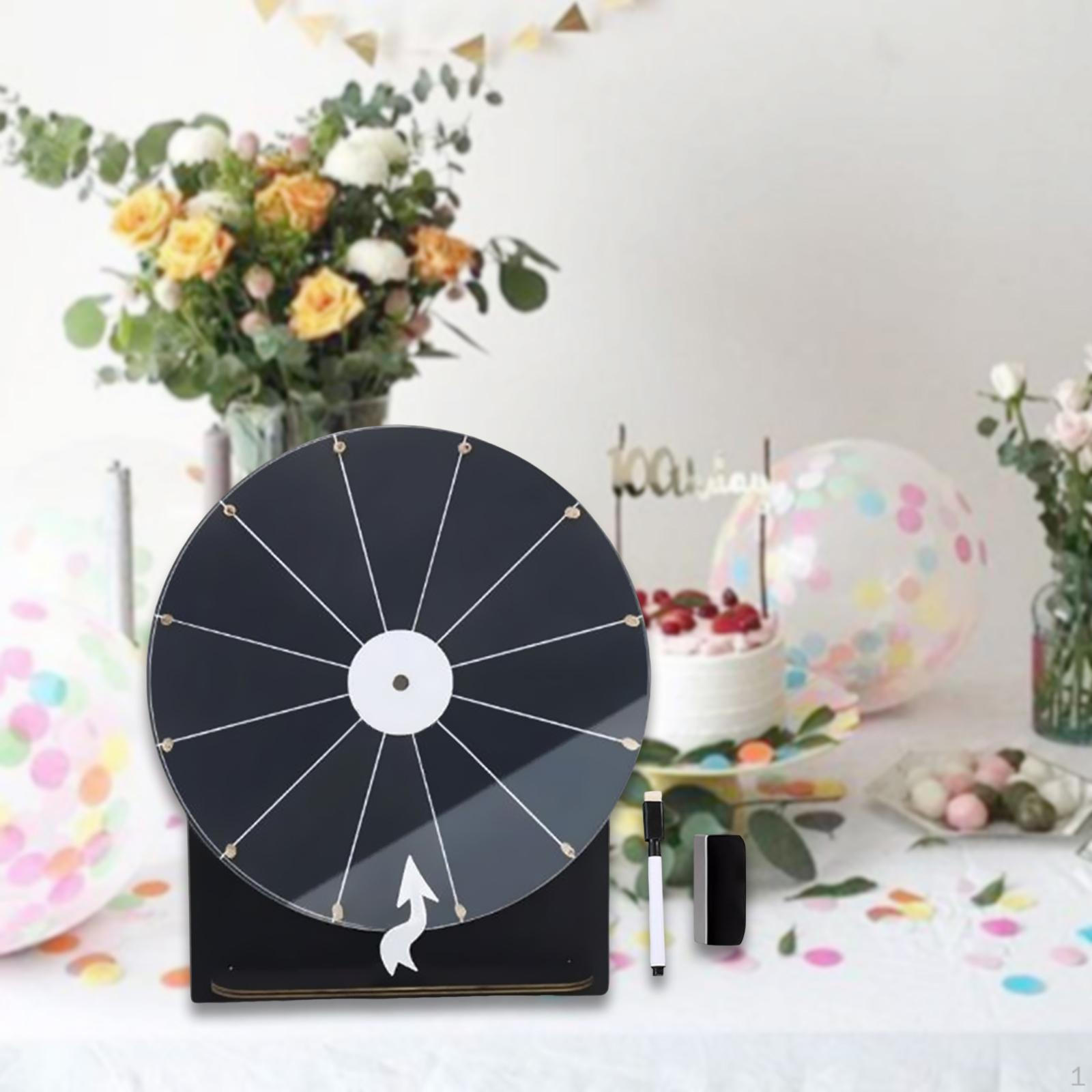 

Rotating Wheel for Prizes Fortune Tabletop Prize Turntable Shop Promotional Activities