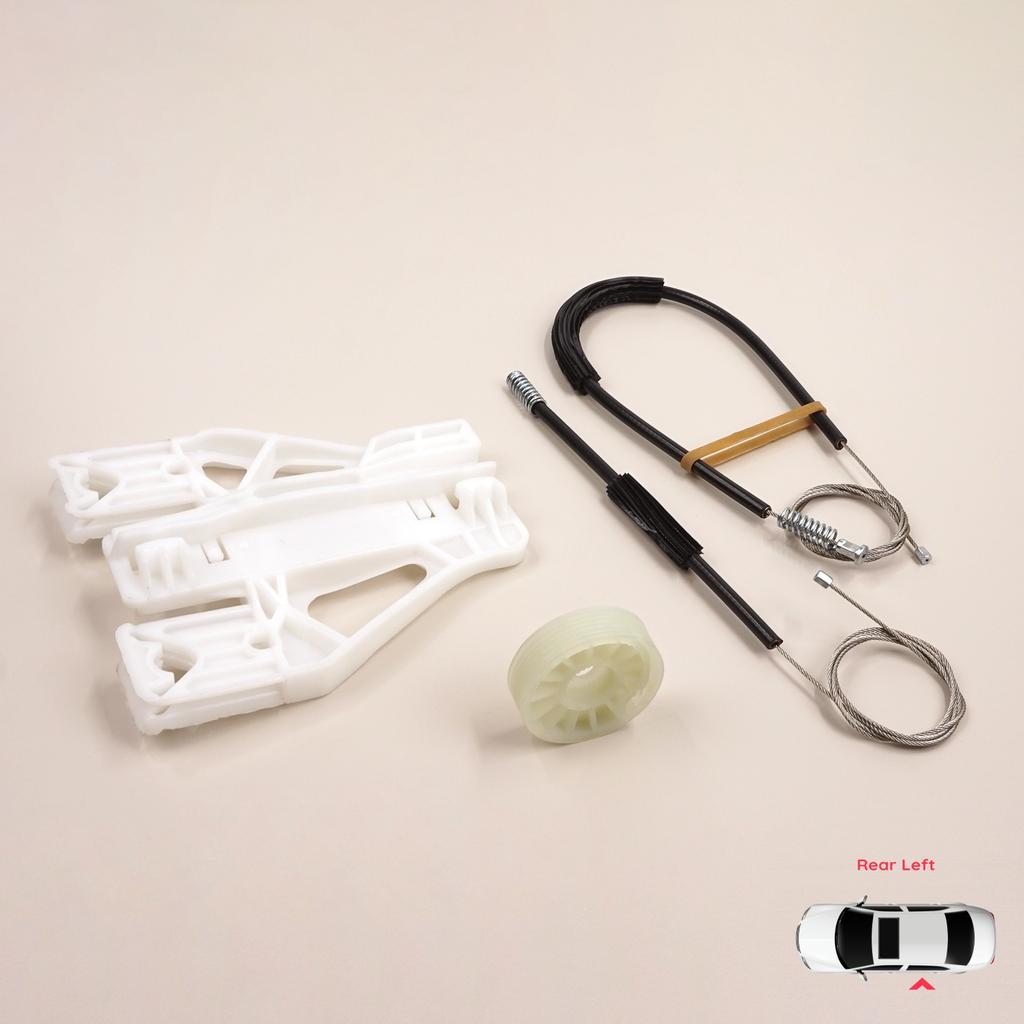 BWR5072 Electric Power Window Regulator Lifter Repair Kit Rear Left Door for  Q5 SQ5 8R 8RB 2008-2018 5-Door 8R0839461