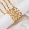 No Fade 2M 1M 0.5M Stainless Steel Twisted Circular Link Chain Thick Grinding Chains for DIY Necklaces Bracelets Jewelry Making