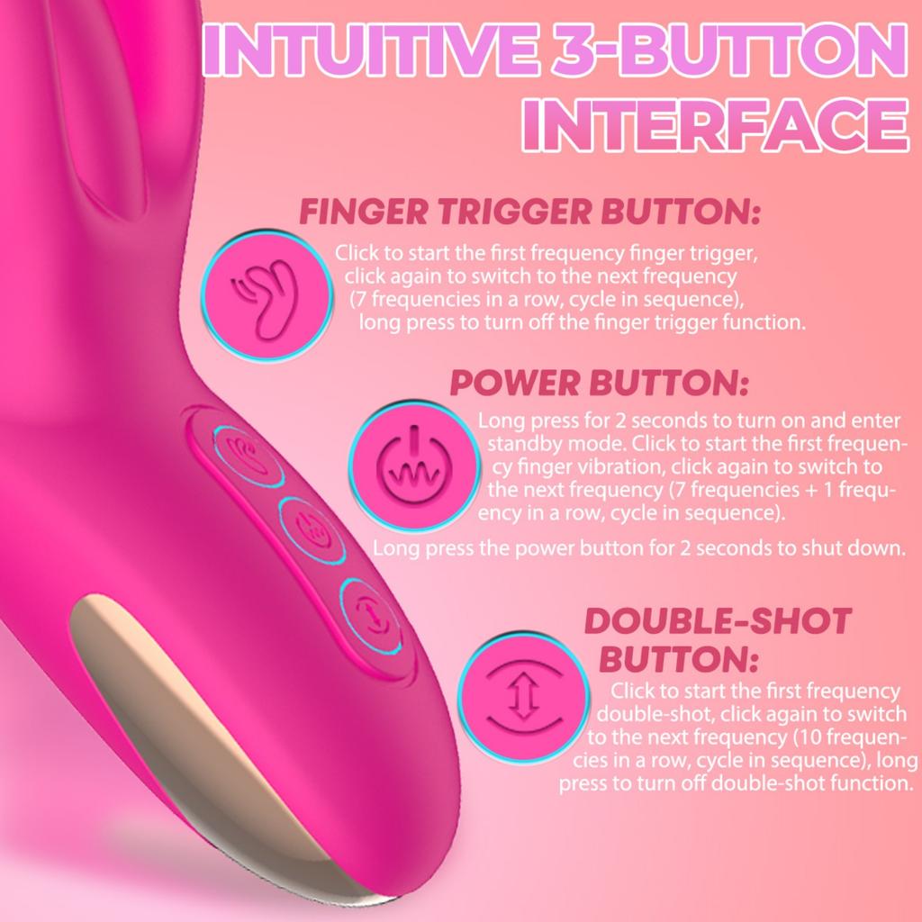 3 In 1 Adult Toys Dual Pulse Band 7 Frequency 3 Electric Modes G-spot Vibrator Clitoral Stimulator Female Erotic Products Sex Toys
