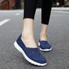 Dames Zomer Ademende Zilveren Moccasin Strandschoenen Dames Zwart Casual Instappers Rijschoenen Gevlochten Blauwe Platte Schoenen Sneakers Grote Maten