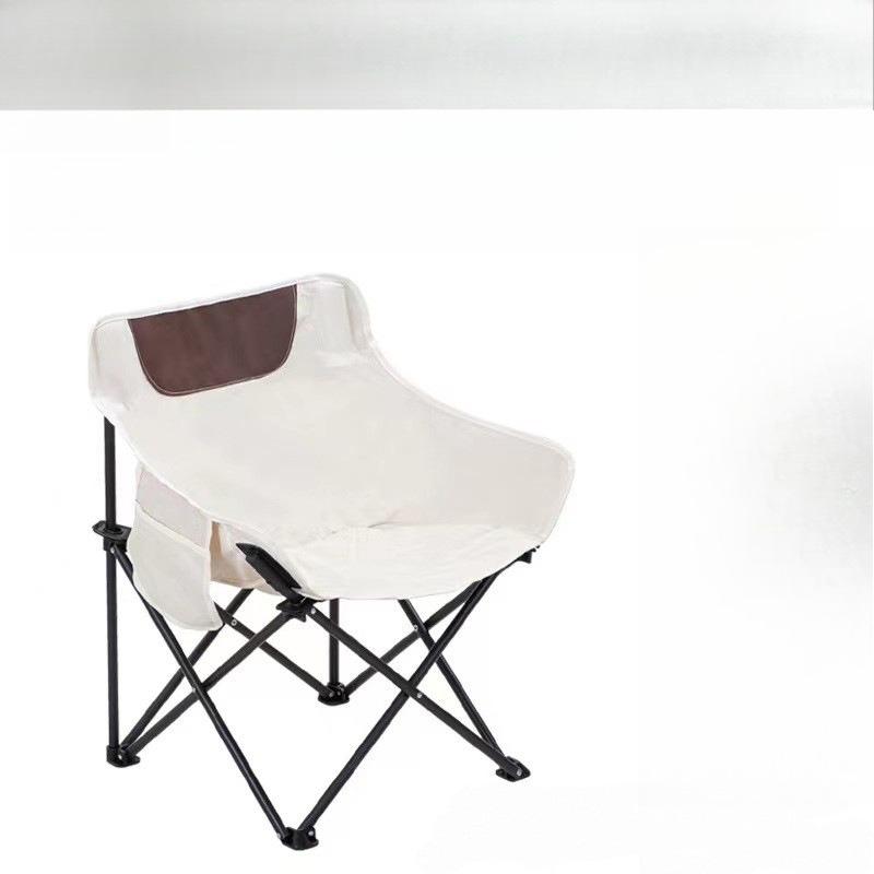 Portable Moon Chair for Art Students Lightweight Folding Camping Fishing Outdoor Sketching