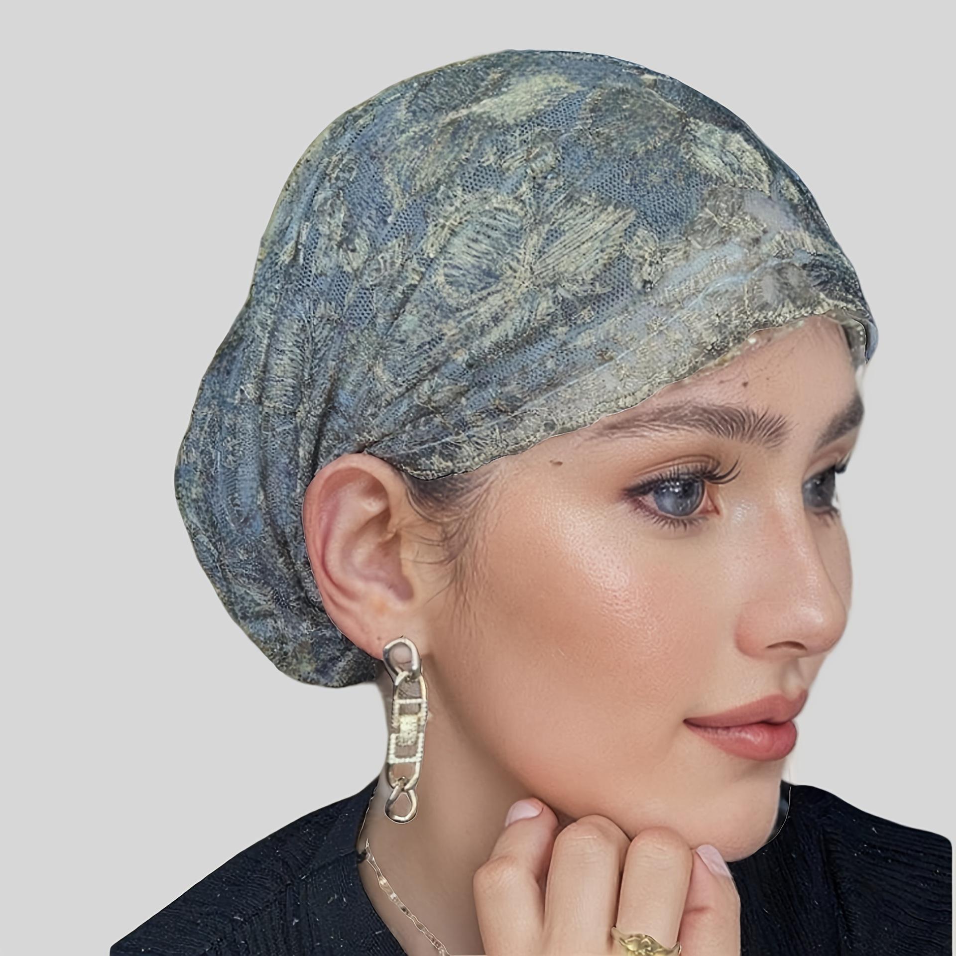 

Дышащая летняя шляпа-бини для мамы и универсальный платок Adjustable [Elastic at Back] серый