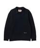 BEYOND CLOSET [Collection Line] Modular Collar Wool Knit Navy