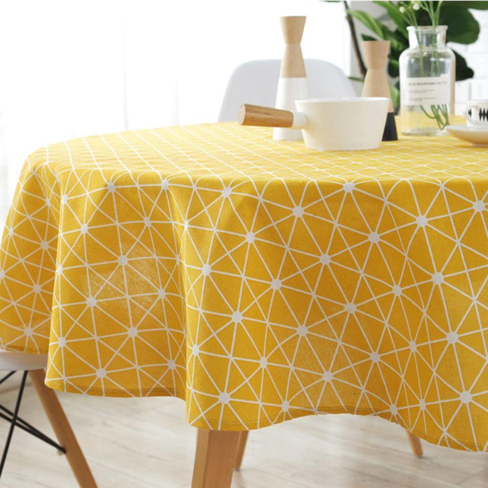 Soft Table Cover Thicker Table Decor Cloth INS Style Round Tablecloth  Table Decorations