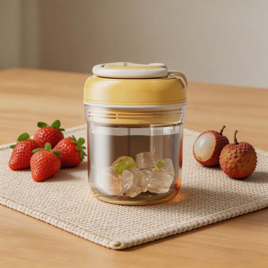 Ice Cube Mold Easy Release One-Click Food Grade Safe No Odor Three-in-One Ice Cup Sealed Leak-Proof Ice Making Drinking Cup