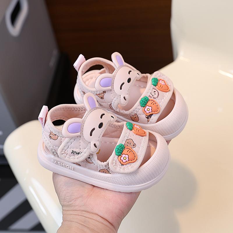 

Summer baby sandals boys 0-1-3 years old baby breathable shoes soft sole girls non-slip toddler shoes new 25