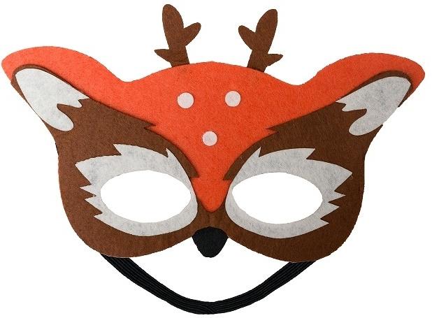 Maska Filcowa Jelonek Bambi Bajka Przebranie Strój