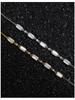 Retro Bamboo Forest Gold-Plated Bracelet: Exquisite White Shell Design for Women, Perfect for Spring and Summer.