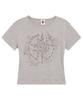 PRIMATE Groovist Women'S Short Ribbed Short Sleeve T-Shirt 6 Colors