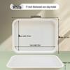 Thickened Rectangular Plastic Non-Slip Serving Tray