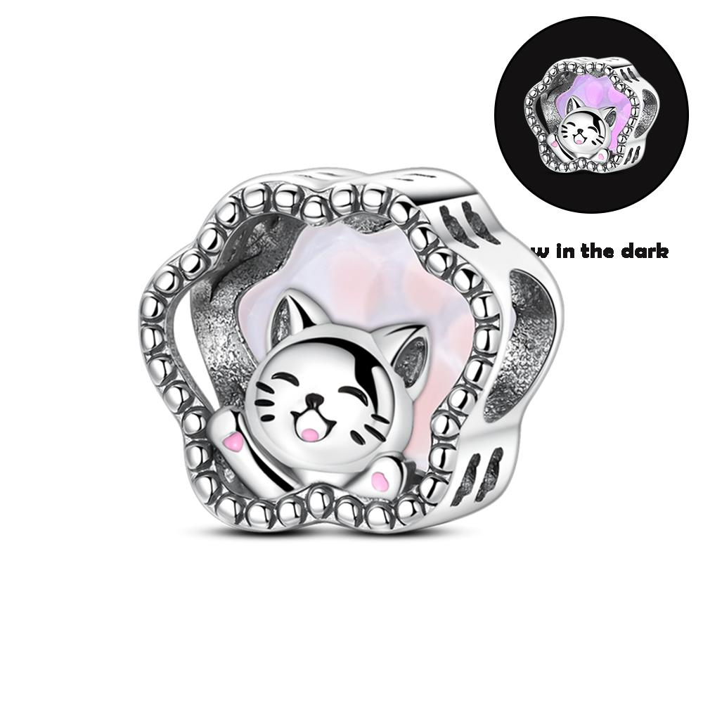 

New In Original Copper Glowing Luminous Firefly Charm Beads Pendant For Bracelet Charm Jewelry For Women Diy