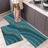 1Pcs Anti Fatigue Kitchen Rugs, OneHouse Marble Print Waterproof Non-Slip Thick Cushioned Kitchen Mat Heavy Duty Comfort Standing Mat for Kitchen