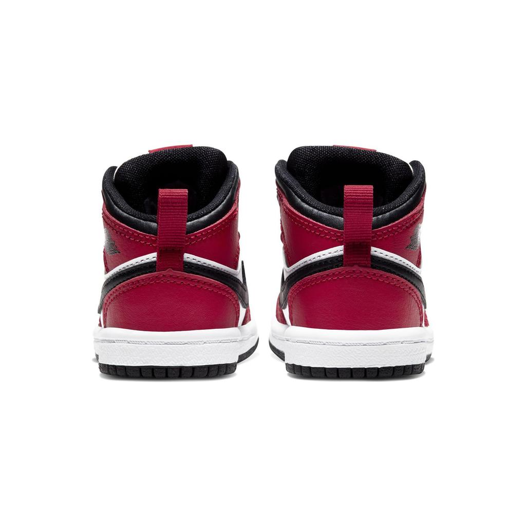 (TD) Air Jordan 1 Mid 'Chicago Black Toe' Baby 640735-069