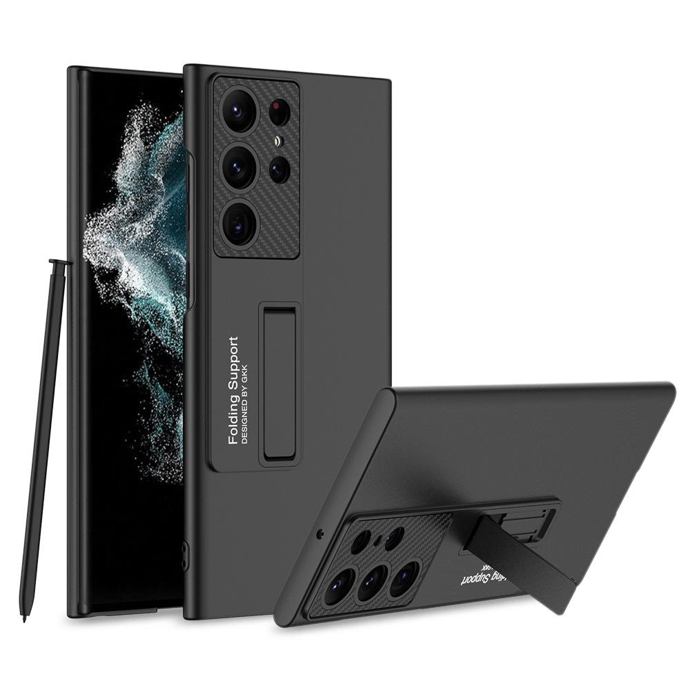 Applicable To Samsung S23 Mobile Phone Case S23ultra Ultra Thin Mobile Phone Case Business Stand Anti Fall Mobile Phone Protection Case