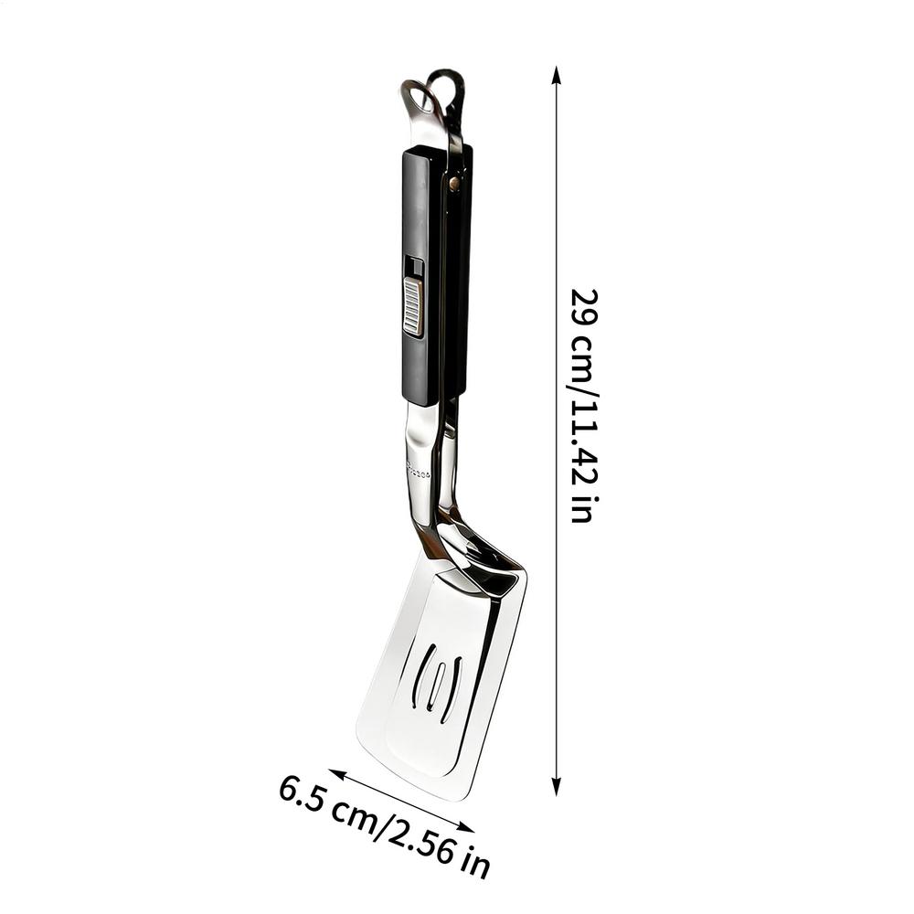 Stainless Steel Serving Tongs For BBQ Buffet Fish Frying Steak Salad Food FlipTrowel Clip Kitchen Accessories Heat-Resistant