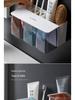 Magnetic Wall-Mounted Toothbrush and Mouthwash Cup Holder Set