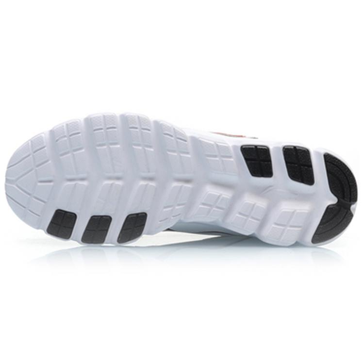 Li Ning Abrasion Resistant Breathable Low top Running Shoes Women's White Black Red ARHP324-4