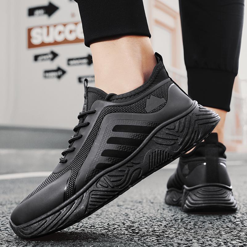 All Match Herren Studenten Outdoor Walking Sport Angebote Lässige Sneaker Atmungsaktiv Rutschfest Schwarz Wandern Laufen Sportschuhe