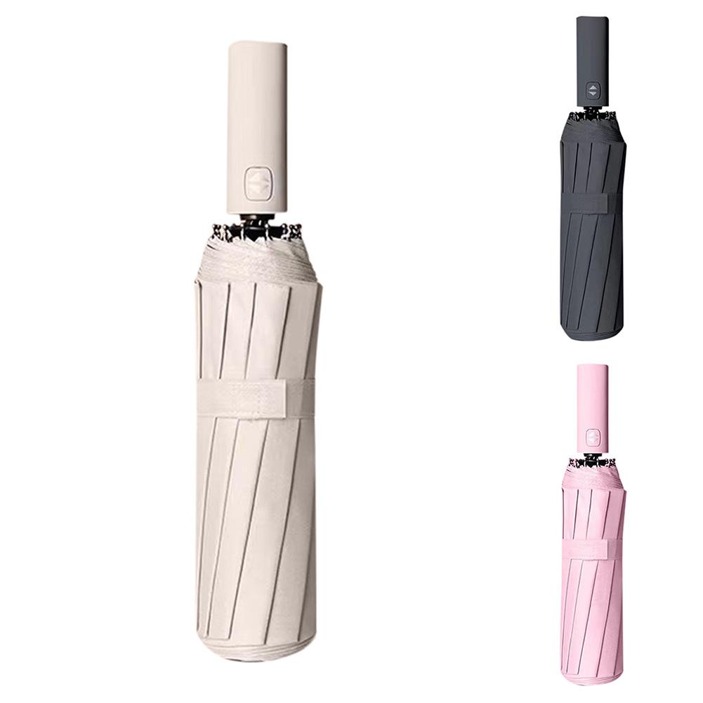 40 Inch Extra Large Windproof Golf Umbrella UV Protection Automatic Open Double Canopy Vented Sun Rain Triple Folding Umbrella