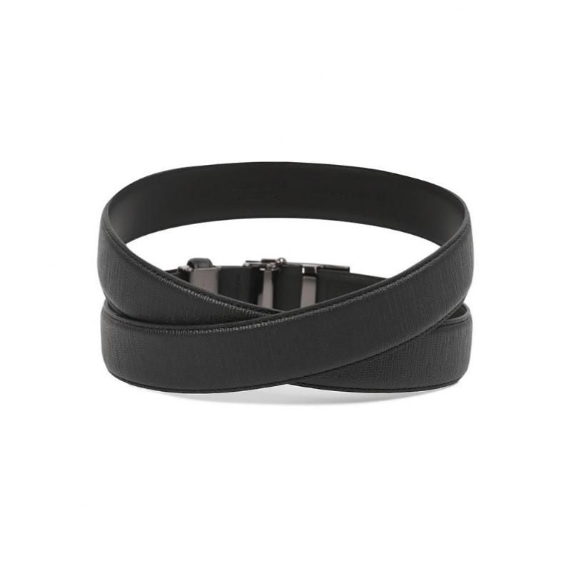Benovero Leather Men S dreSS Automatic Belt Black 2026 SS Bmg1acb1151k1 