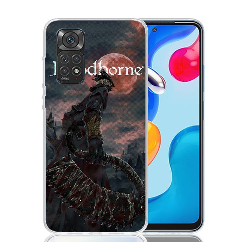 Bloodborne Game Phone Case For Xiaomi Redmi Note 13 14 15 Pro Plus 12S 12 14S 11S 11E 10 10S 11 11T 5G 4G Cover Coque Redmi Note