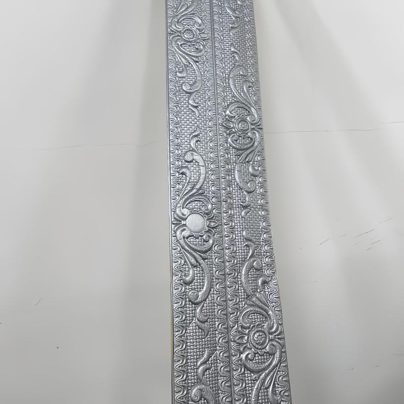 1 Roll 2.3m/90.55in Self-adhesive Flexible Skirting Board, Self-adhesive 3D Decorative Wall Line, Floor and Wallpaper Frame